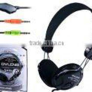 PC Headphone Earphone (GF- OV-L808MV) (stereo headphone/headphone with microphone)