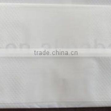 White PE block bottom valve bags