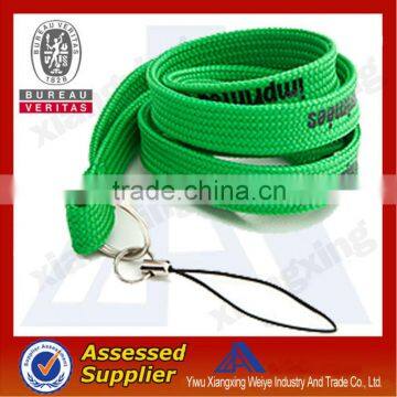 Most fashion promotional custom tube lanyard no mininum order