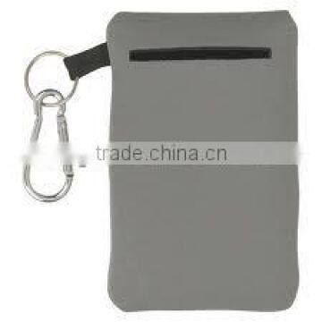 Neoprene Portable Electronics Case With Carabiner