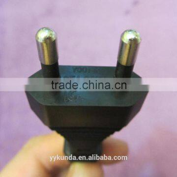 Korea 2 Pin Plug VDE Power Cord With KC Approval 2.5A 250V photo-4