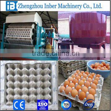 recycling machine making egg carton
