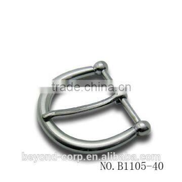 Hot selling 40mm shiny nickel plated D-shape easy release pin