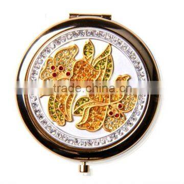 Colorful Crystal Foldable Mirror/double-sided Makeup Mirror/compact Mirror photo-5