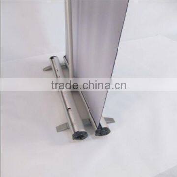 US Stock-33.5"x 30"- 94.49" Double Sided Telescopic Twist Locking Adjurttable Roll Up Banner Stand photo-3