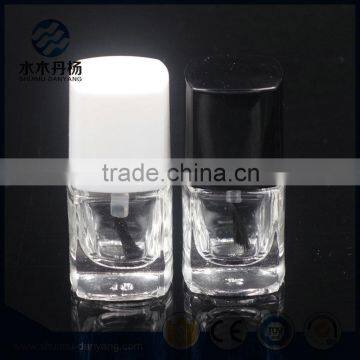 Hot Selling 6ml Clear Square Glass Nail Polish Bottle photo-2