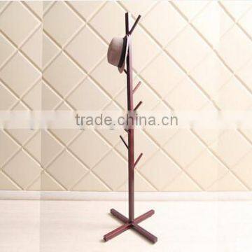 wooden hat stand display for office