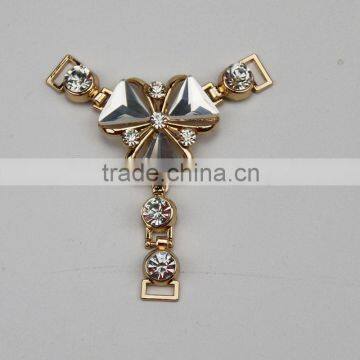 Fashion Peacock Sandal Clip Crystal for Lady