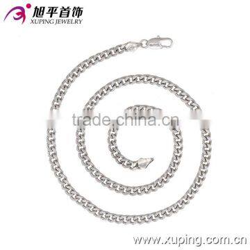 C205062/42607-High quality fashion rhodium plated necklace for mem