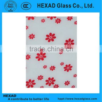 High Quality 8mm colored painted glass for decoration with ISO Certificate