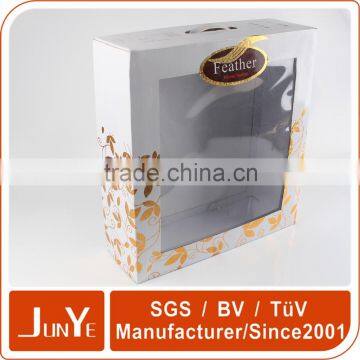 Cheap big corrugated paper packaging box with handle