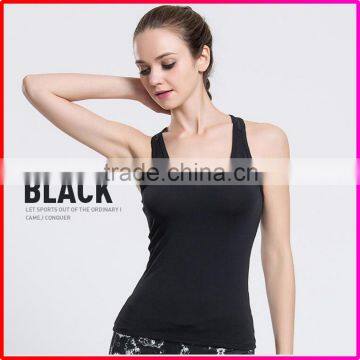 Comfortable summer sport gym vest tank tops for women                        
                                                Quality Choice