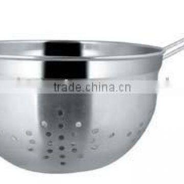 Stainless Steel Euro Colander with Wire Handle