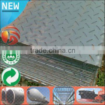 Checkered Check Chequered steel plate Mild tear drop steel plate 8mm thick EN S235JR