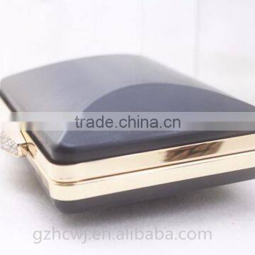 Metal Clutch Purse Frame With Plastic Box Purse Frame With Hard Shell photo-3