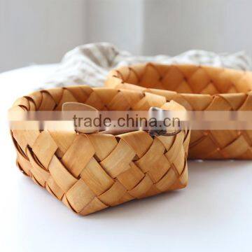 Wood Chip Weaving Fruit Containing Basket photo-4