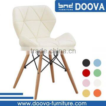 white lounge leather dining chair