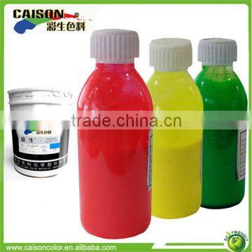 fluorescent pigment colorings for tinting