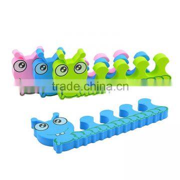 OEM custom cartoon animal shaped EVA toe separator hign quality sponge toe separator supplier