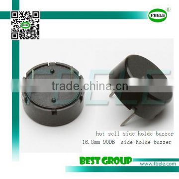 16.8mm hot sell 9V 90DB side holde buzzer FBPT1707