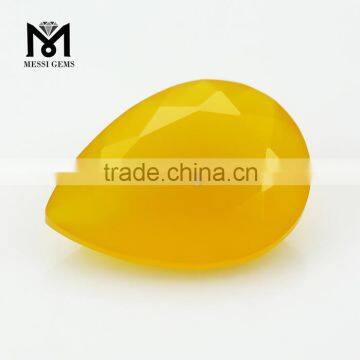 Natural Agate Gemstone Loose Yellow Agate Stone Wholesale Price