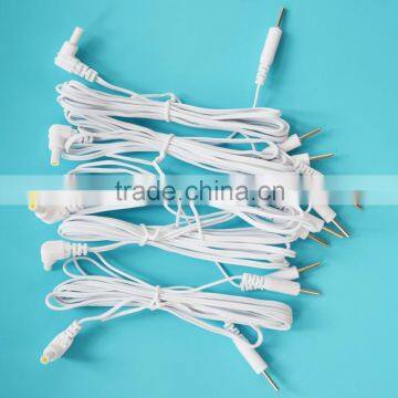 Durable tens Lead cable 2 in 1 for tens Ems Digital Therapy device