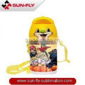 Sublimation Polymer Kid Water Bottle,printable plastic bottle for kids,water bottle for kids
