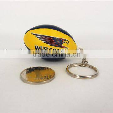 Rugby balls/custom keychain/PVC keychain/cheap rugby ball