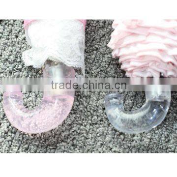 3 Folding Lace Cheap Crank Umbrella for Lady