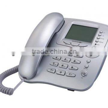 Big LCD Caller ID Landline Telephone for Eld People Office Home and Hotel