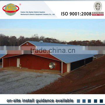 2015 flexible light prefab steel structure chicken shed