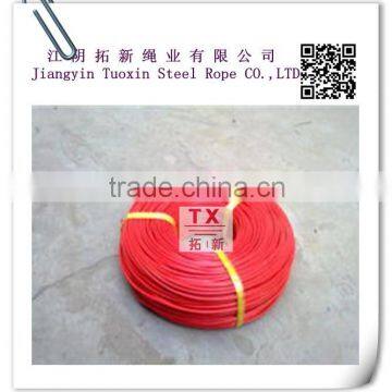 pvc coated carbon rope