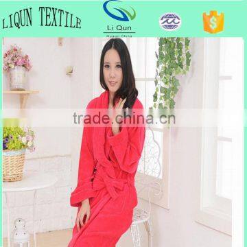 Warm Sleepwear 100% Cotton Home Bathrobe Luxury Hotel Bathrobe