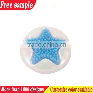 Star design latetst plastic shoe decoration