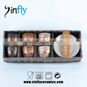 Hot Selling Hand-painted Ceramic Tea Coffee Cup and Saucer Wholesale photo-2