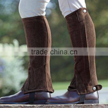 Horse Riding Leather Chaps/ Horse Riding Leather Gaiter/ Equestrian Leather Chap