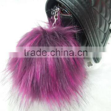Maker Design Raccoon Pompom Keychain for Handbag Accessories photo-2