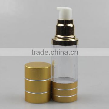 cosmetic container empty airless acrylic lotion pump bottle 30ml