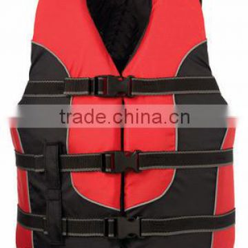 Top quality nice design neoprene nylon float life jackets sale