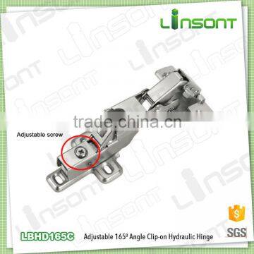 High quality Soft close clip on adjustable hinge for folding door furniture hardware