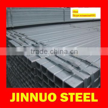 Hot Galvanized ERW Mild Steel Square Pipe 40x40