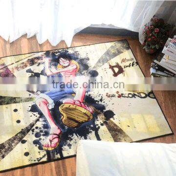 wholesale custom printed anime horse carpet rug