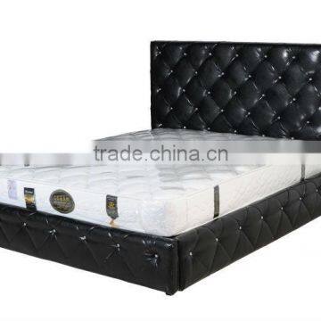 princess luxury genuine leather soft bed