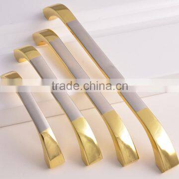160mm cheap price garden swing canopy hardware europe style gold electroplated brass wardrobe cabinet handles