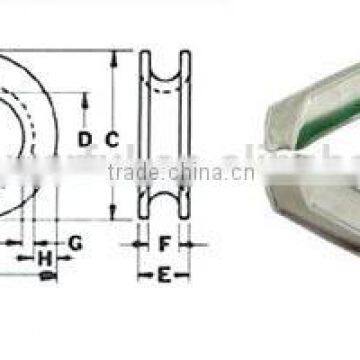 U.S. Type G414 Galvanized Extra Heavy Duty Wire Rope Thimbles photo-6