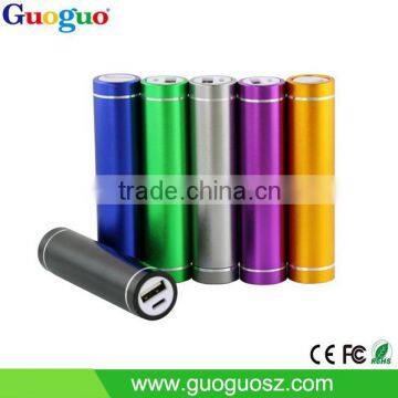2016 New Design Promotion Gift Mini Protable 2600mah Power Bank