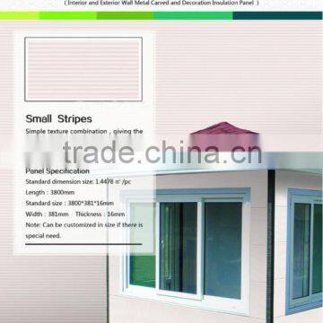 Color painted embossed steel sheet/Metal Stamping insulation board for wall