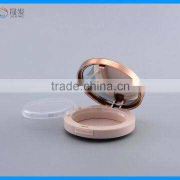 Cosmetic Plastic Blusher Compact photo-3