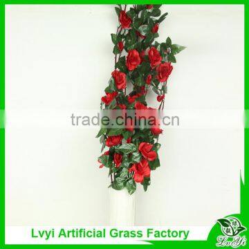 Artificial rose flower hanging flower for home decoration