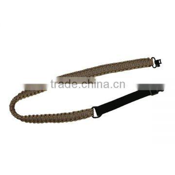 550 paracord survival rifle sling / gun sling,double ply polyester webbing sling